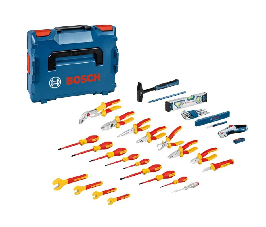 Conjunto de eletricista de 37 peças VDE em mala L-BOXX Bosch