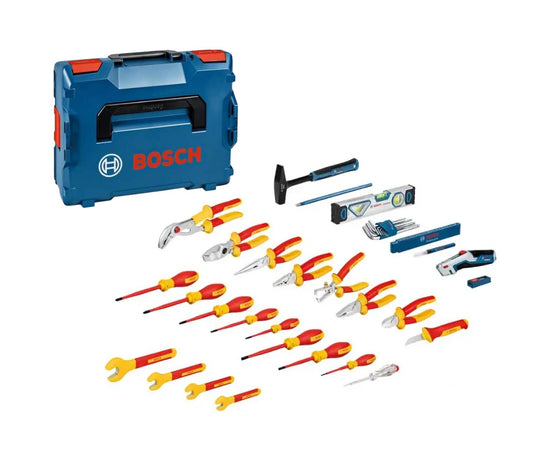 Conjunto de eletricista de 37 peças VDE em mala L-BOXX Bosch
