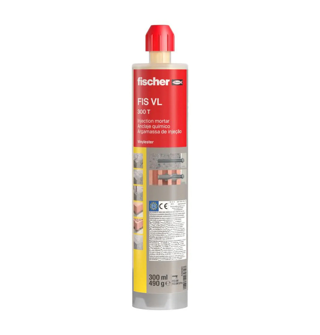 Cartucho de cola química de 300 ml FIS VL 300 T Fischer