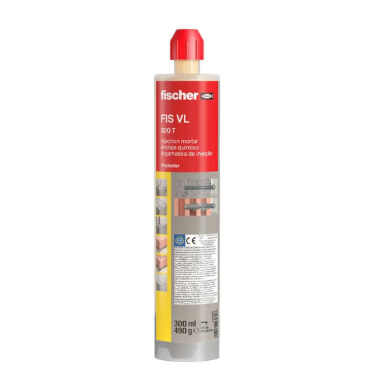 Cartucho de cola química de 300 ml FIS VL 300 T Fischer