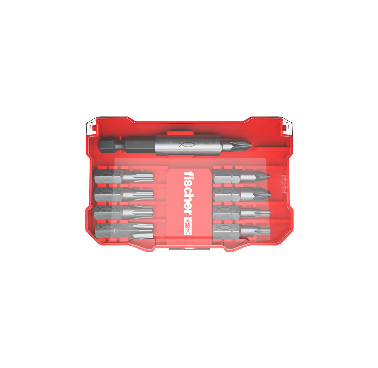 Kit PowerFast II L-BOXX 102 1.800 parafusos + conjunto ProfiBit 10 unid. Fischer