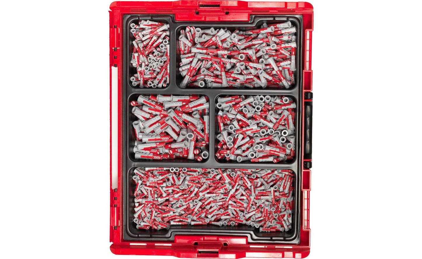 L-BOXX Sortido de buchas DuoPower 910 unidades Fischer