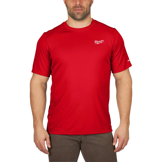 T-shirt WORKSKIN Milwaukee WW SS RD para clima temperado