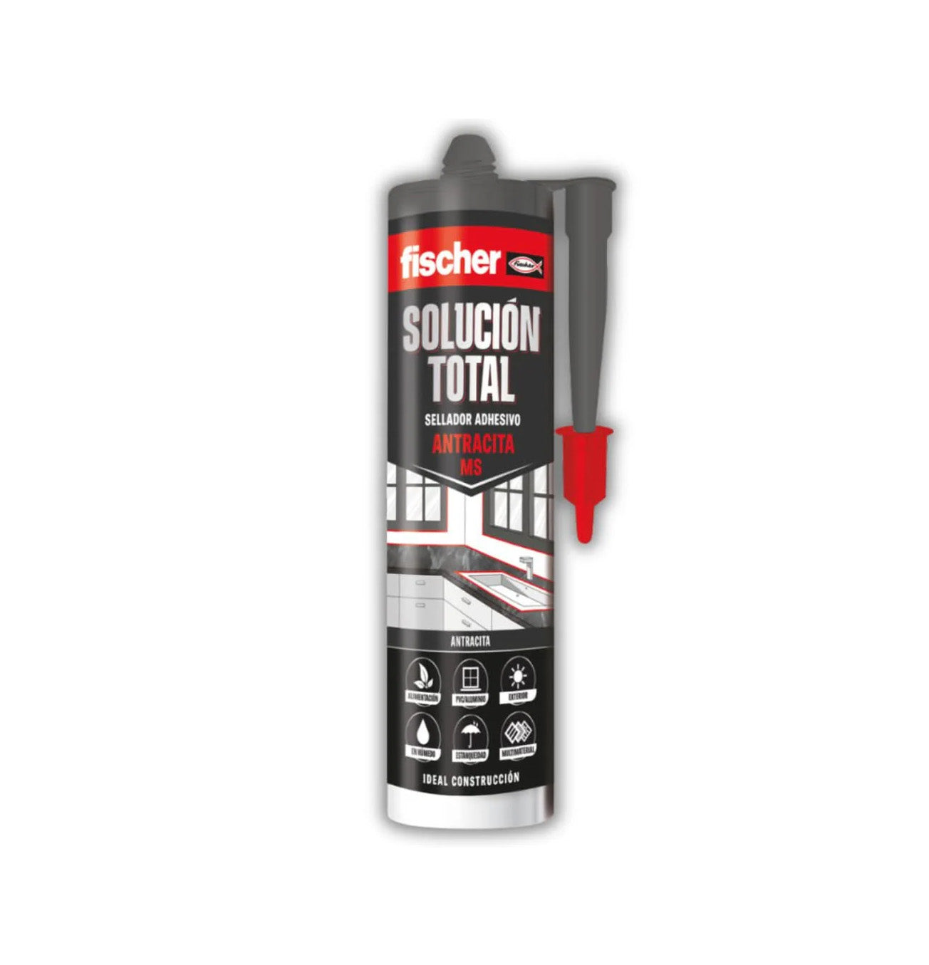 MS Adesivo Selante Cartucho Solução Total 290ml Fischer