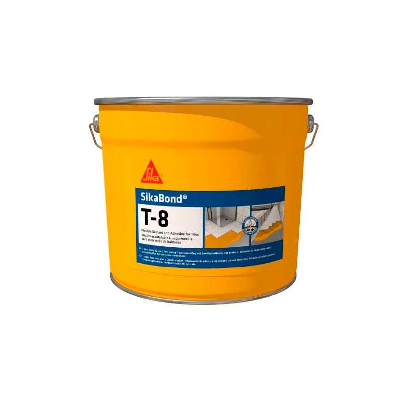 Adesivo elástico e impermeável para colagem de azulejos 10 L SikaBond T-8