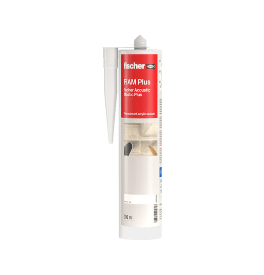 Cartucho de massa intumescente acrílica FIAM Plus 310 ml Fischer