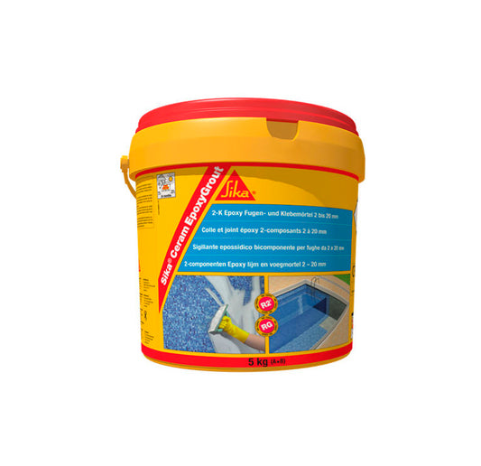 Argamassa epóxi bicomponente para juntas de 2 a 20 mm, 5 kg – SikaCeram EpoxyGrout
