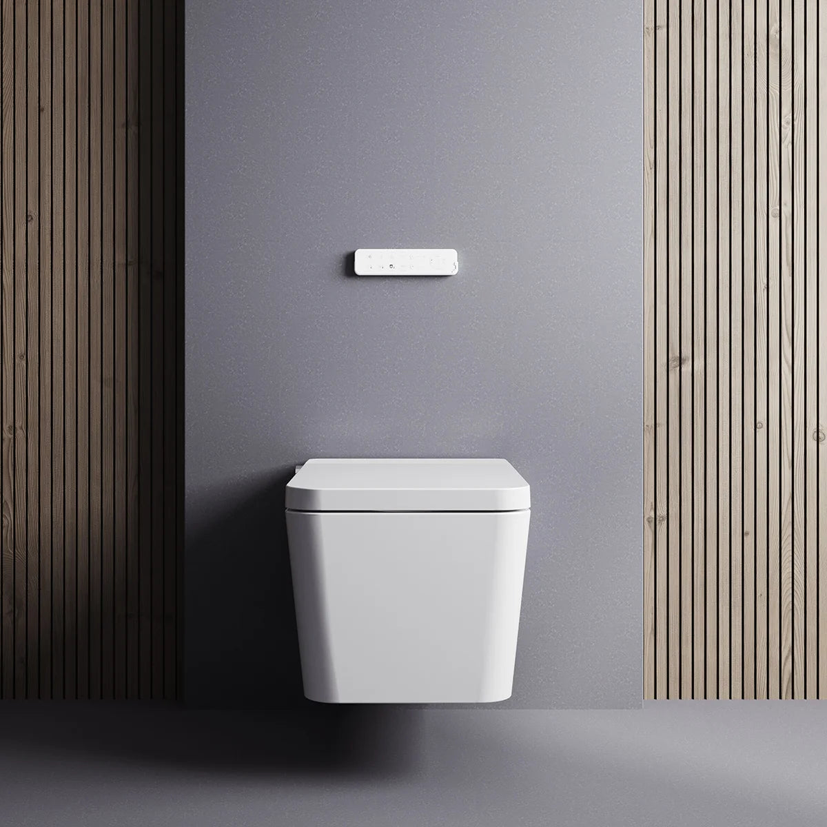 Sanita japonesa Mizubath com limpeza inteligente Mizubath Island Wall-Hung Branco