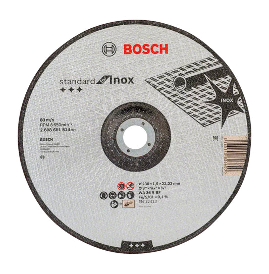 Disco de corte standard Inox 230mm Bosch