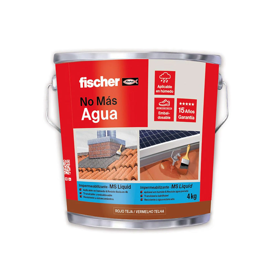 Bote Impermeabilizante constructivo 4kg Fischer MS Líquido