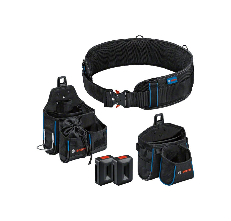 Conjunto com cinto 108 + bolsa GWT 2 + bolsa GWT 4 + 2 suportes ProCLICK Bosch