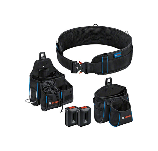 Conjunto com cinto 108 + bolsa GWT 2 + bolsa GWT 4 + 2 suportes ProCLICK Bosch