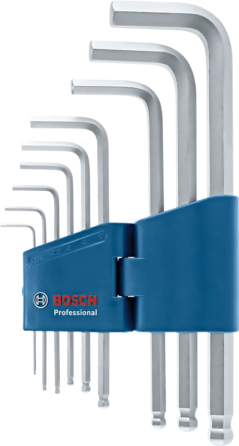 Conjunto Pro Bosch de 9 chaves sextavadas Allen