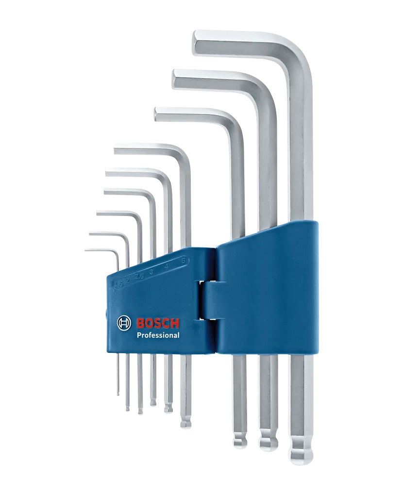Conjunto Pro Bosch de 9 chaves sextavadas Allen