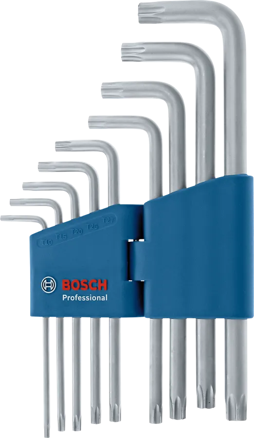 Conjunto de 9 chaves Allen Torx Pro Bosch