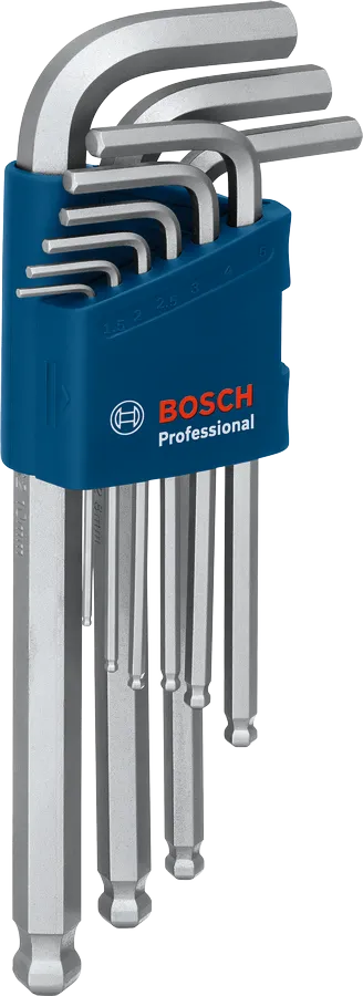 Conjunto Pro Bosch de 9 chaves sextavadas Allen