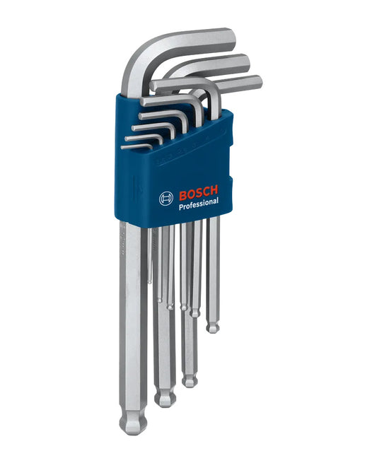 Conjunto Pro Bosch de 9 chaves sextavadas Allen