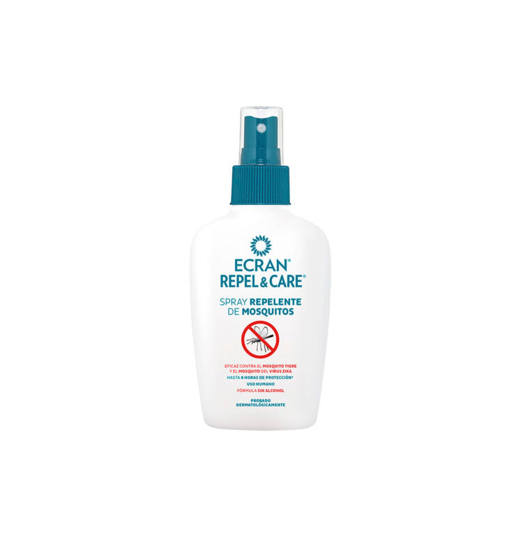 Spray repelente de mosquitos em formato de viagem 100 ml ECRAN REPEL&CARE