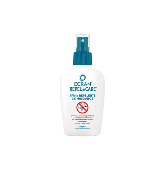 Spray repelente de mosquitos em formato de viagem 100 ml ECRAN REPEL&CARE