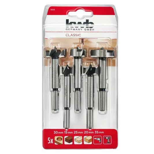 Conjunto de 5 brocas para dobradiças KWB 49706595