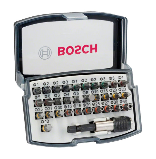 Conjunto de pontas de chave de fendas Bosch Extra Hard 32pcs