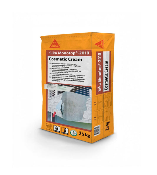 Argamassa de reparação cosmética 25 kg Sika MonoTop-2010 Cosmetic Cream