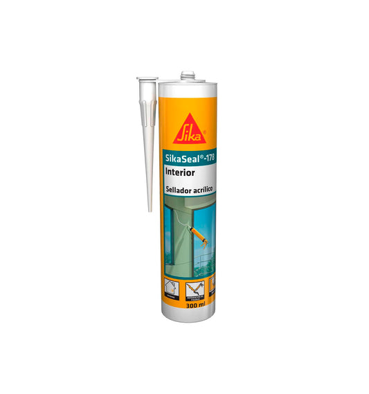 Cartucho de Selante Acrílico Branco SikaSeal-178 Interior 300ml Sika