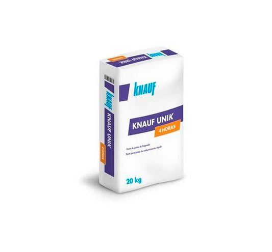 Saco de 20 kg de massa para juntas Knauf Unik de secagem rápida 4h