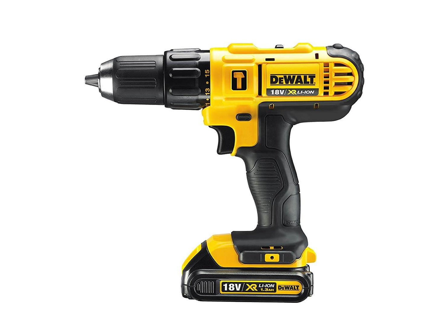 Taladro percutor Dewalt DCD776C2 – XR 18 V 2 bat. 1,3 Ah con maletín